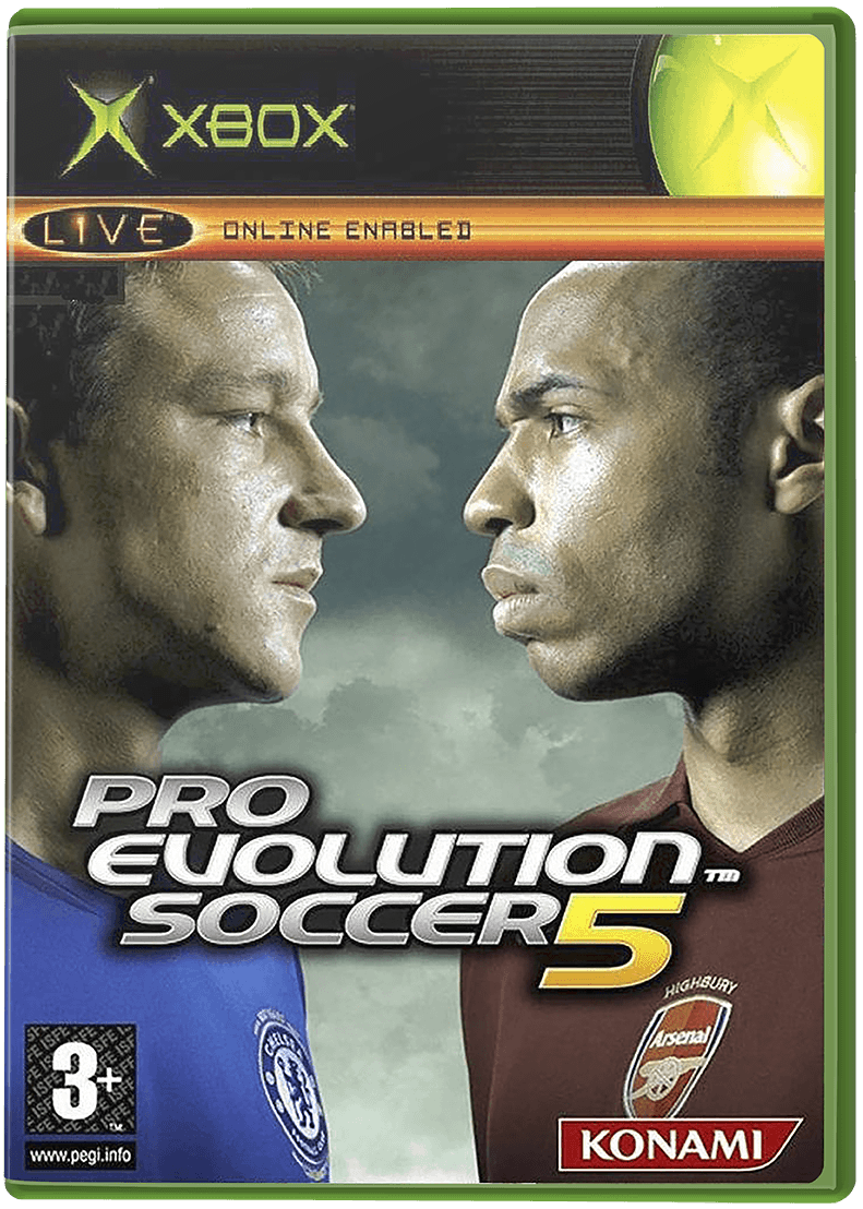 Pro Evolution Soccer 5 box art for Xbox